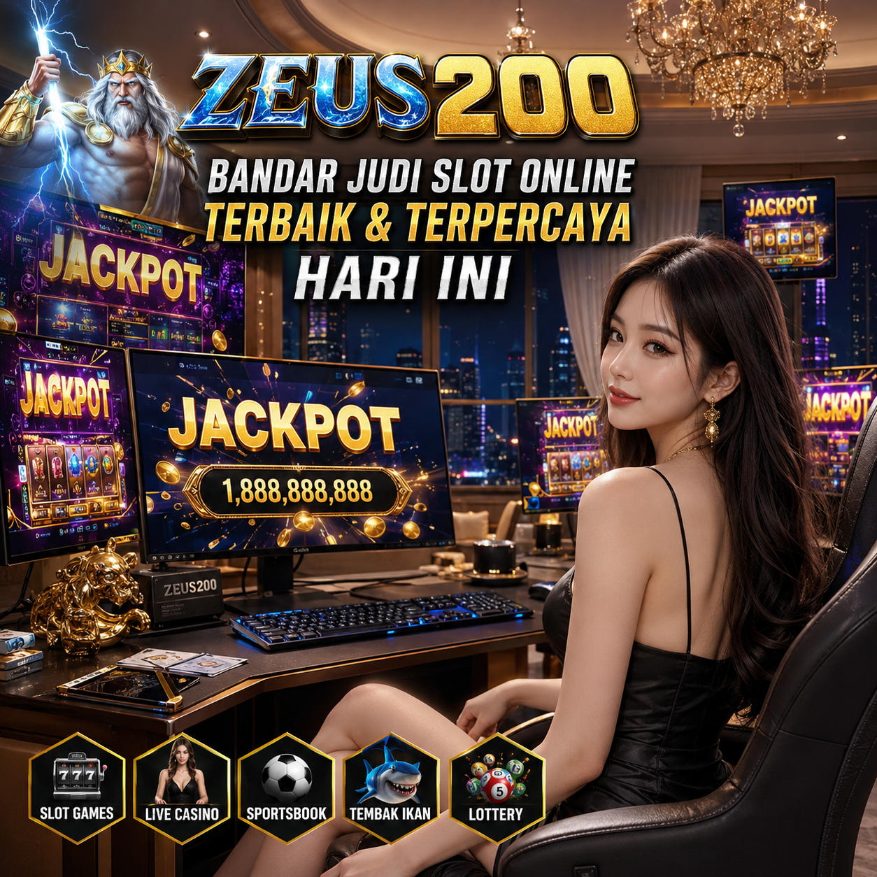 ZEUS200 Bandar Judi Slot Online Terbaik dan Terpercaya Hari Ini